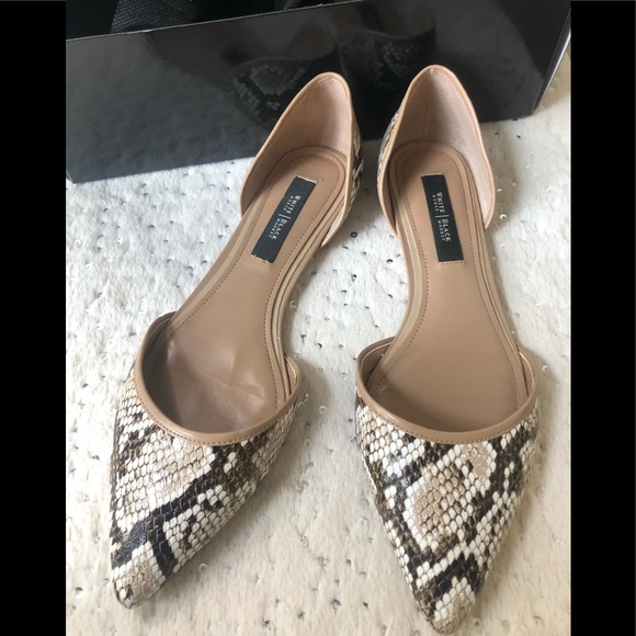 White House Black Market Shoes - WHITE BLACK “LITZY” SLIPPERS